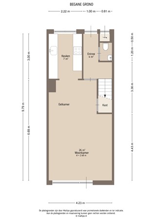Floorplan - Zuster J.C. Croonhof 10, 4141 HC Leerdam